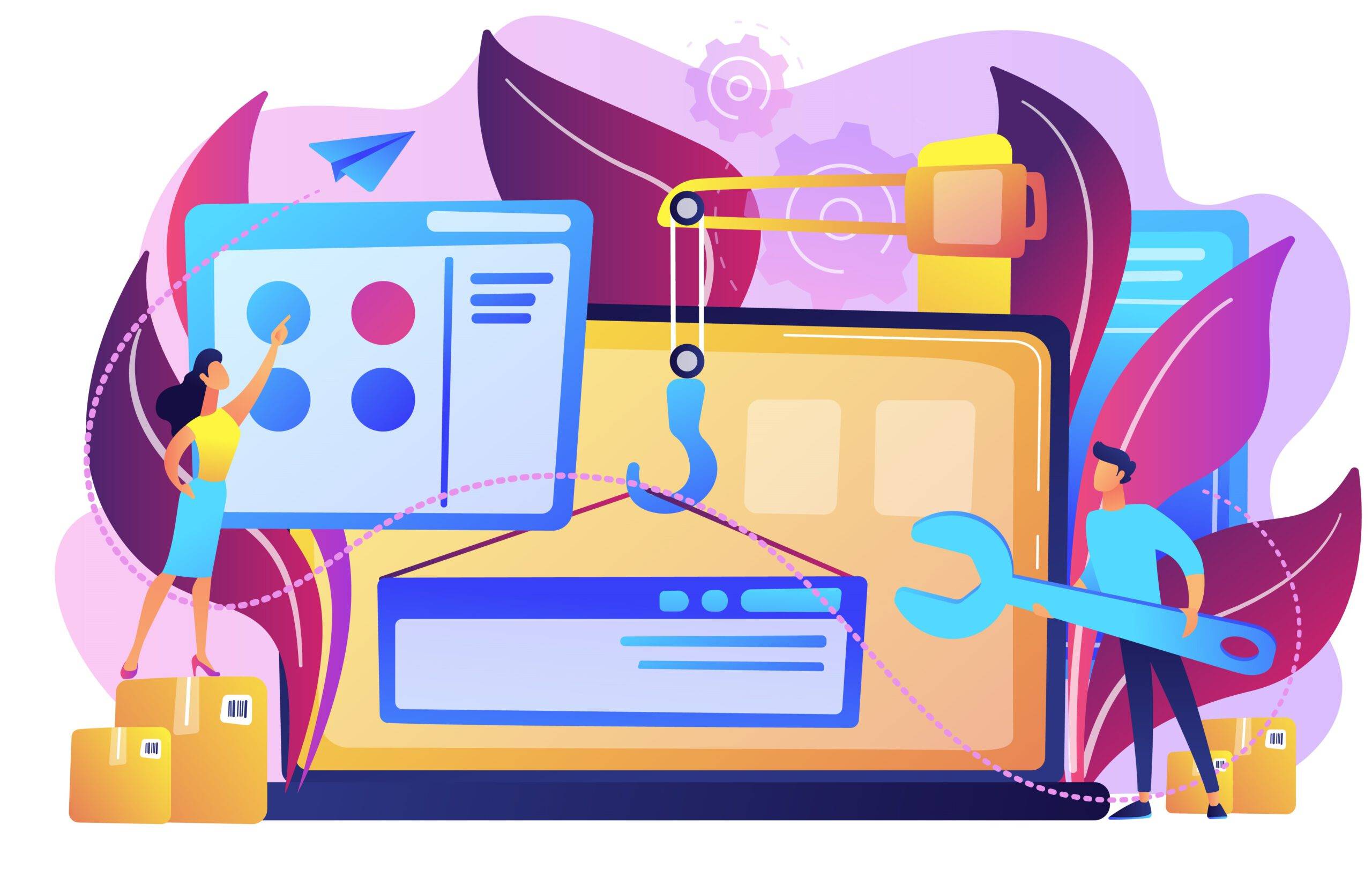 diseño de páginas web en Valencia - estructura